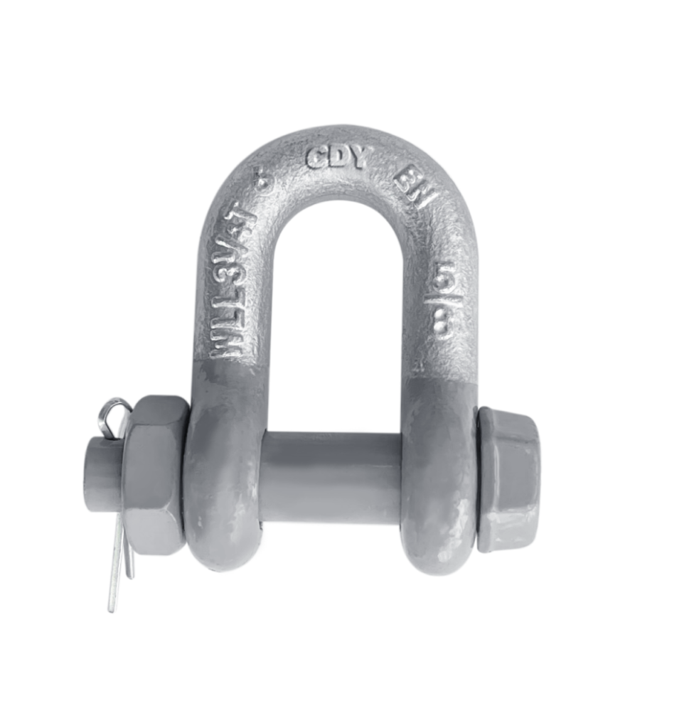 DEE SHACKLES WITH SAFETY BOLT
