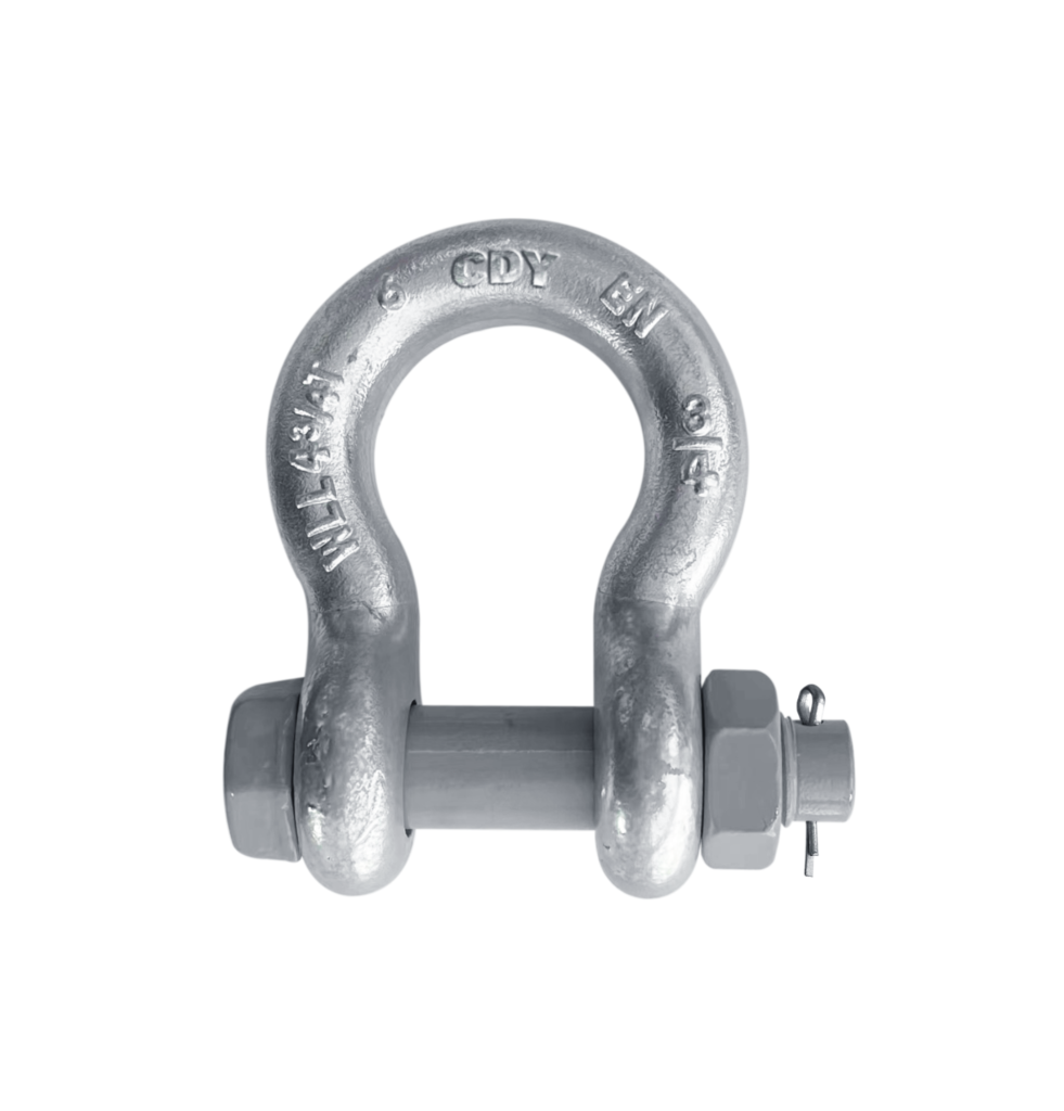 BOW SHACKLES WITH SAFETY BOLT